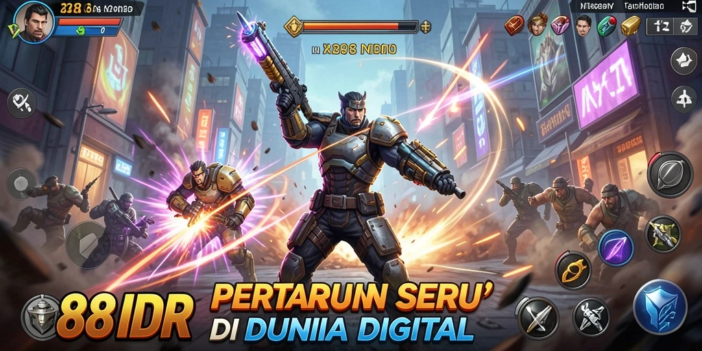 Gameplay Fighting menegangkan dengan grafis memukau.