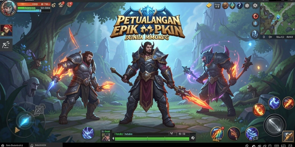 Tampilan gameplay seru di dunia fantasi API33.