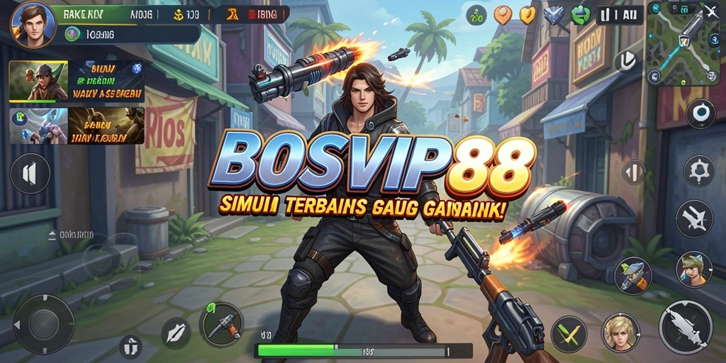 Screenshot gameplay BOSVIP88 yang menunjukkan aksi mendebarkan dalam simulasi.