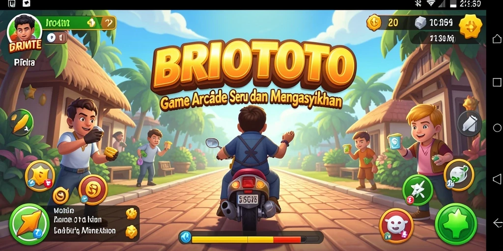 Screenshot menampilkan gameplay seru BRIOTOTO dengan tantangan menarik.