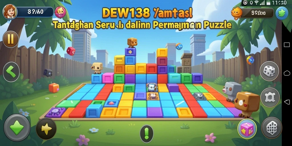 Tampilan gameplay seru dari DEWI138 yang menguji kemampuan puzzle.