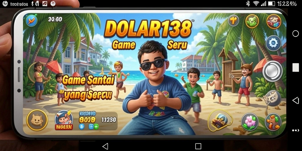 Tampilan gameplay DOLAR138 yang cerah dan penuh warna.