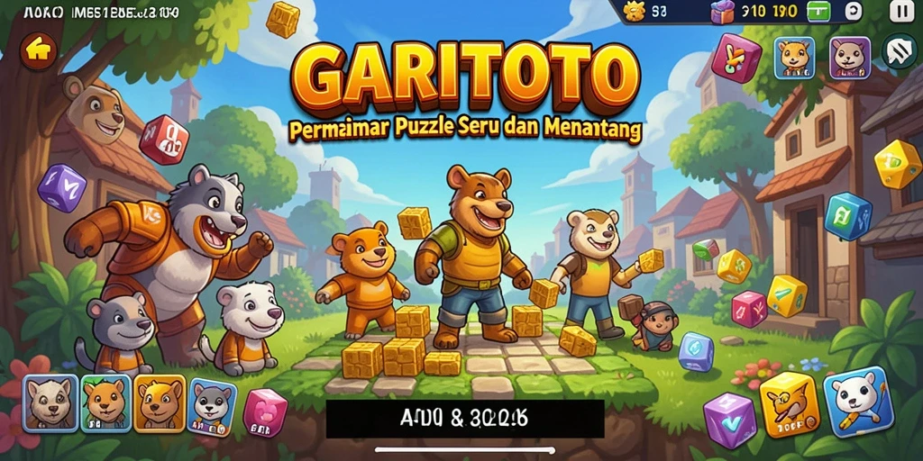 Tampilan gameplay menarik dari GARITOTO yang menampilkan tantangan Puzzle.