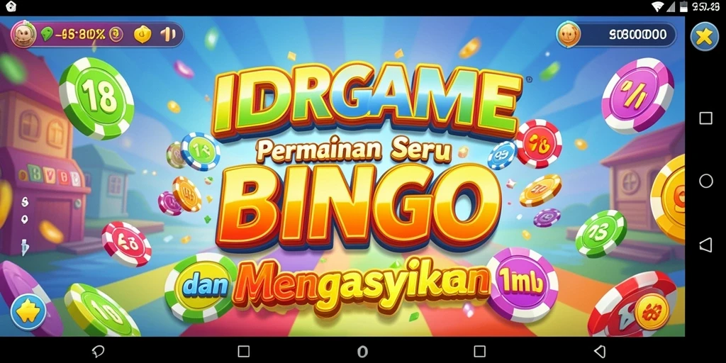 Tangkapan layar permainan IDRGAME menampilkan suasana Bingo yang seru.
