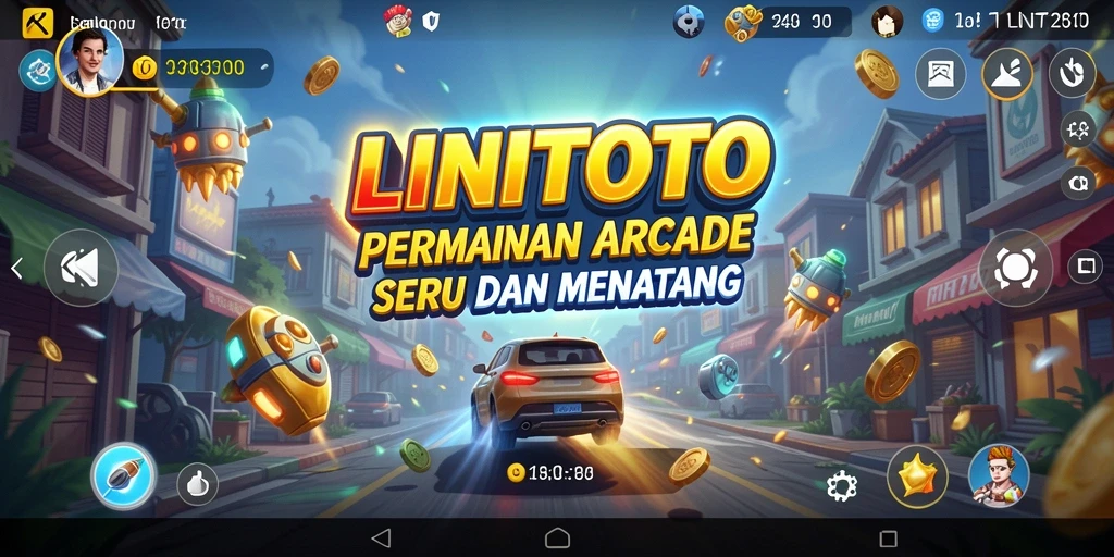 Gambar gameplay LINITOTO yang penuh warna dan seru.