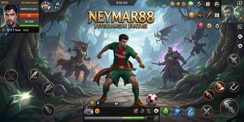 Tampilan gameplay NEYMAR88 yang mendebarkan dan penuh tantangan.