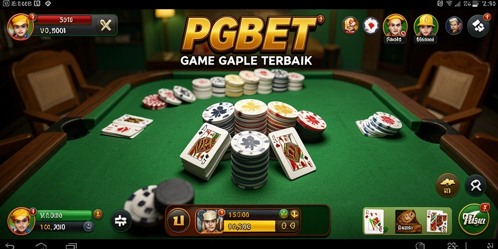 Screenshot gameplay PGBET menunjukkan keseruan bermain Gaple.
