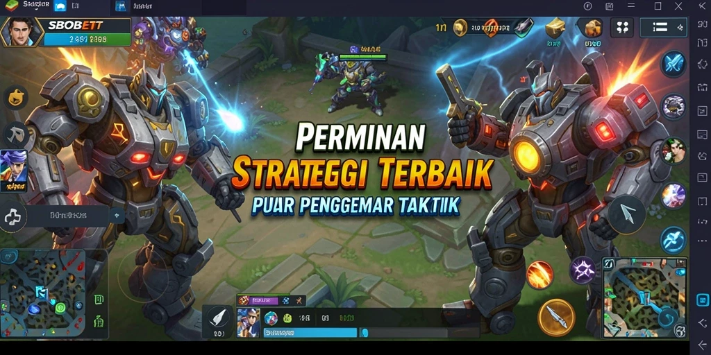 Tampilan gameplay SBOBET yang penuh strategi dan taktik mendebarkan.