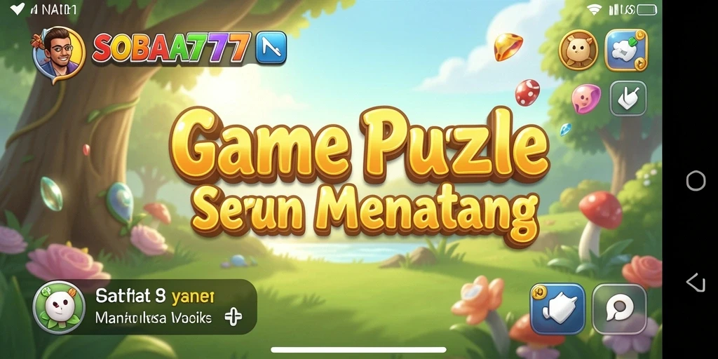 Gameplay Puzzle SOBAT777 yang seru dan menantang.