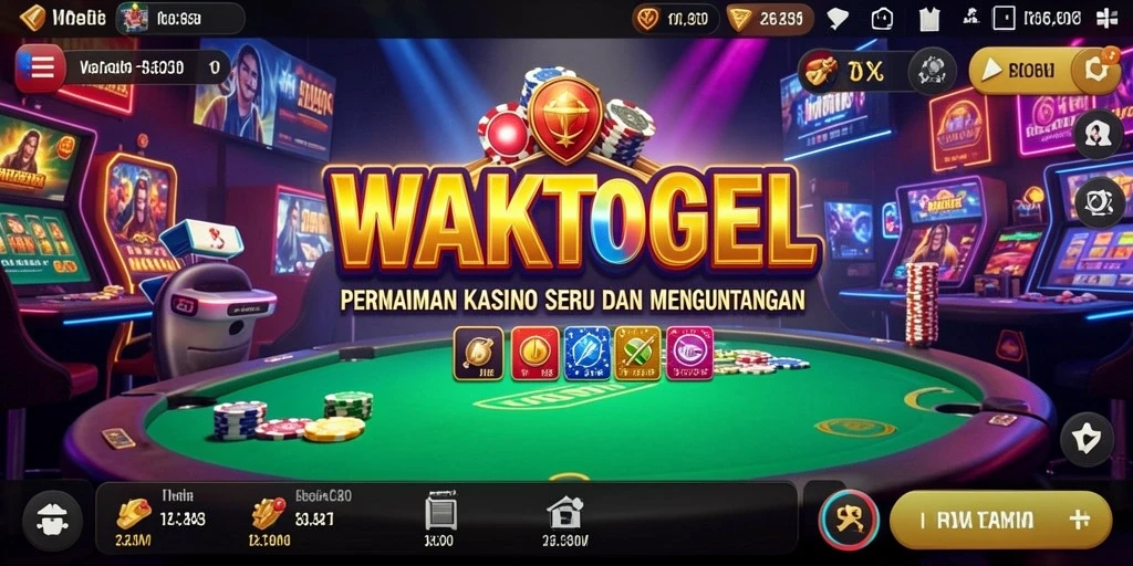 Tampilan gameplay WAKTOGEL yang seru dan menarik.