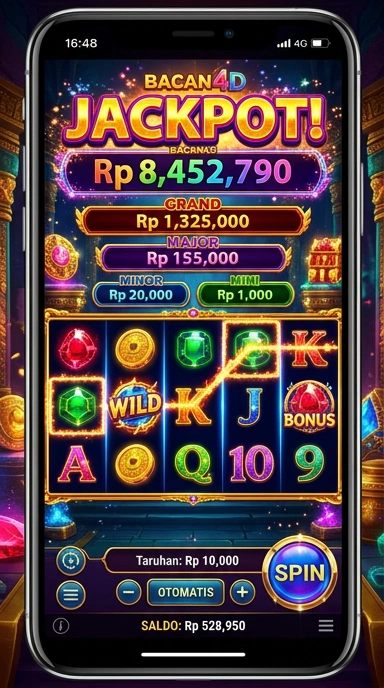 Tampilan antarmuka bacan4d yang intuitif.